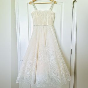 Bronx and Banco Mademoiselle Bridal MIDI Dress - Size S